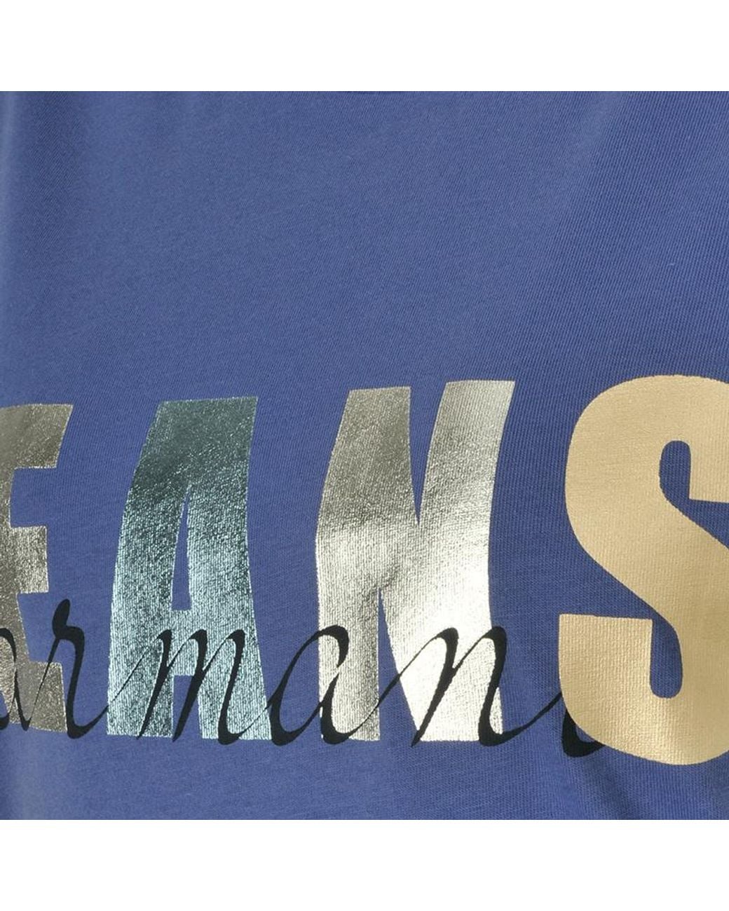 Armani Jeans Blue Logo T-Shirt