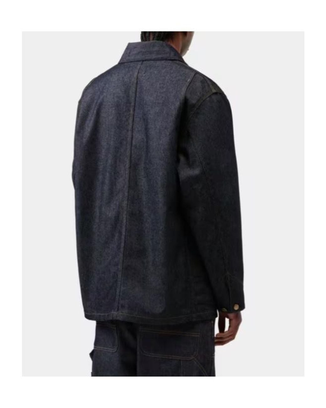 Carhartt Blue Aden Chore Coat for men