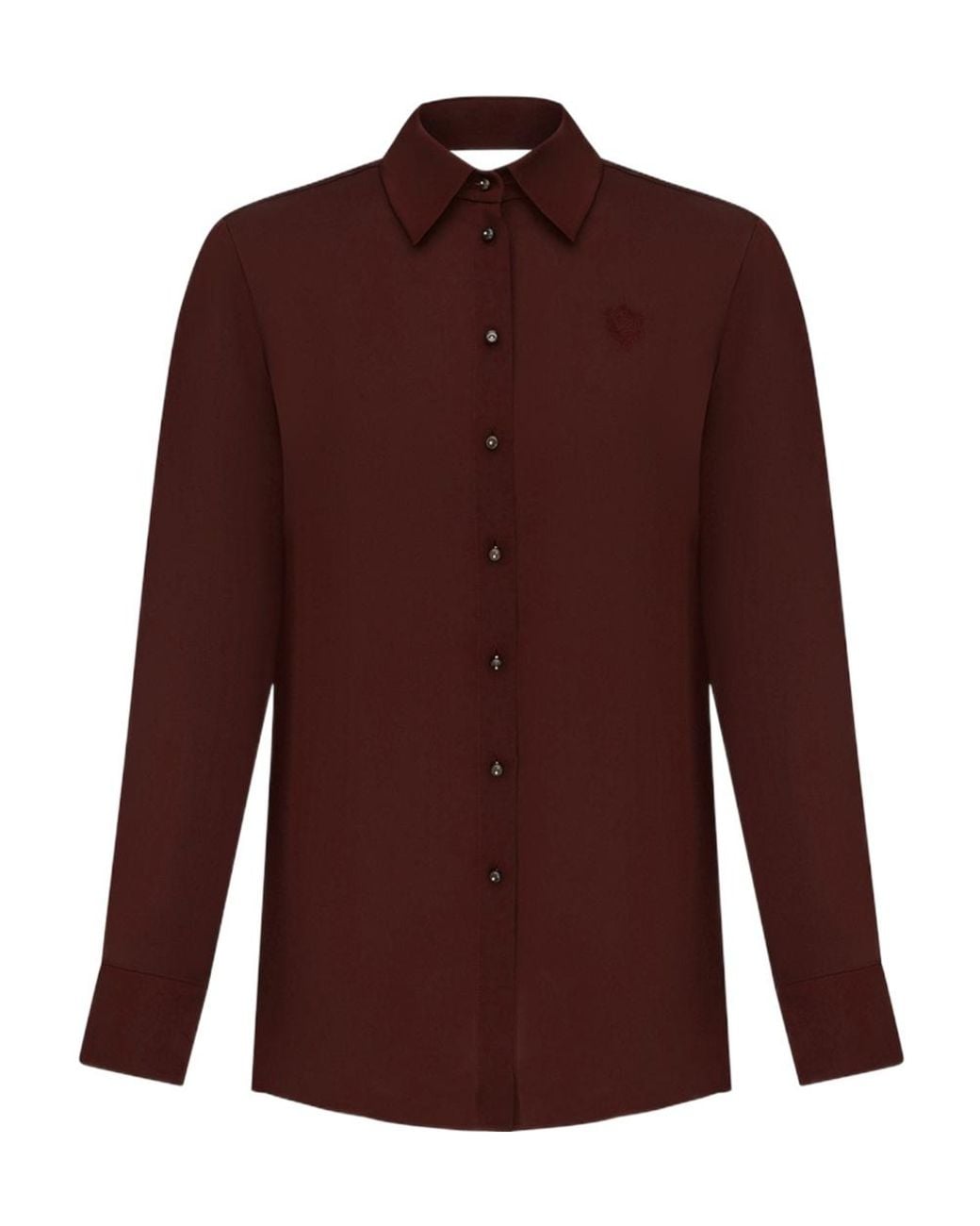 Zimmermann Purple Luna Satin Shirt