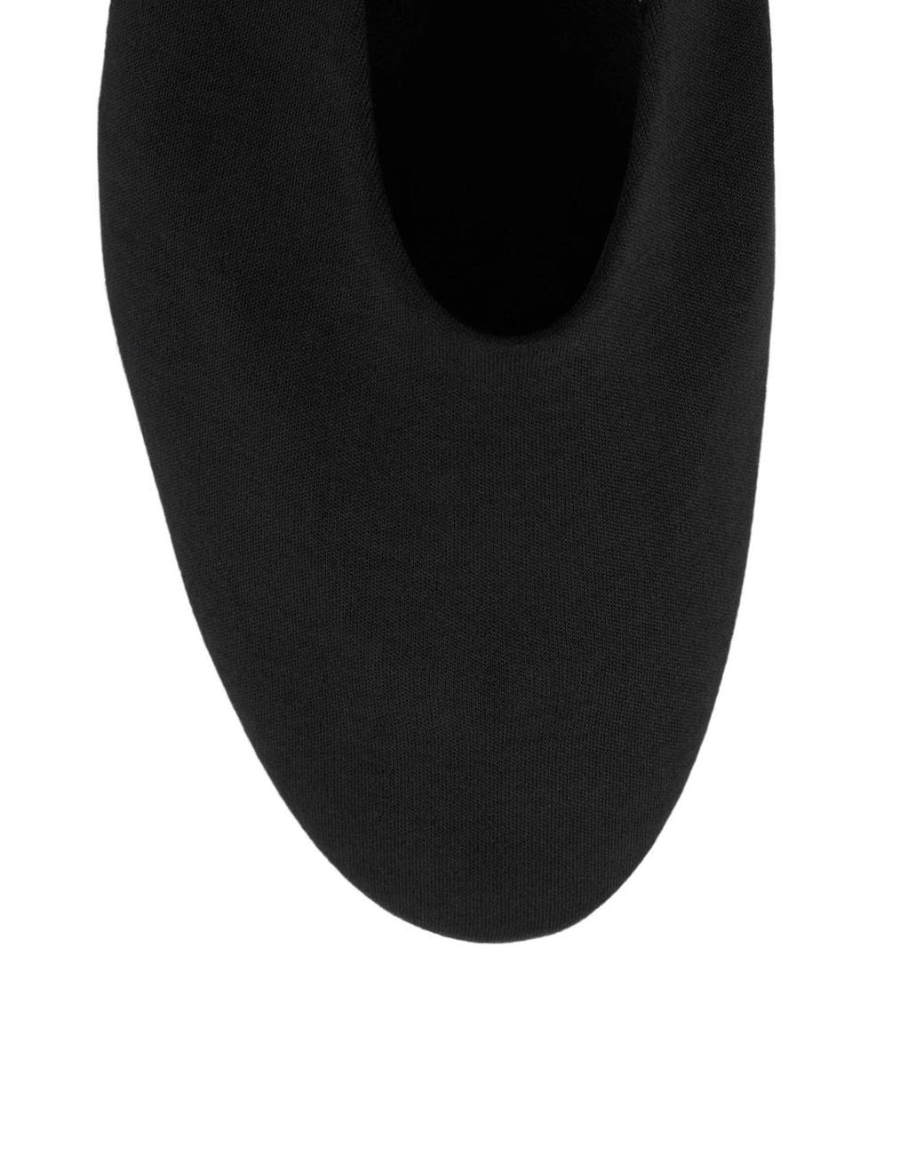 Totême Black Pointed-Toe Ballet Flats