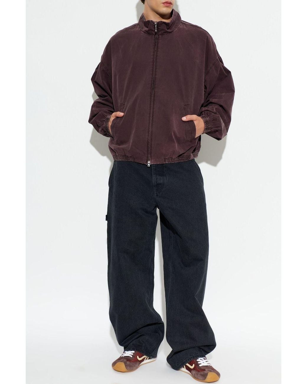 Agolde Purple Marshall Zip-Up Jacket for men