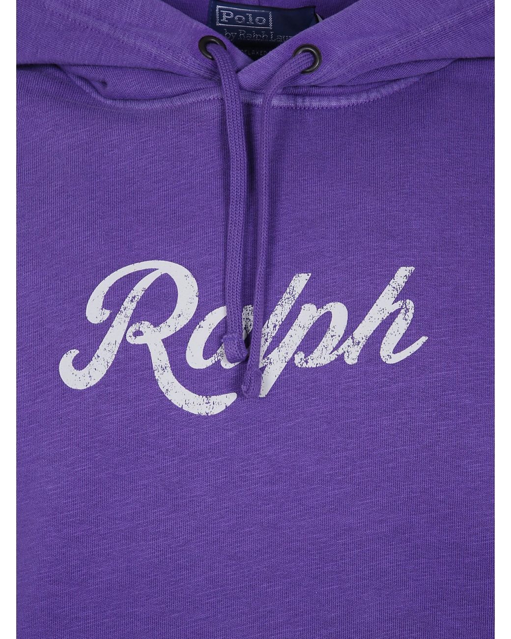 Polo Ralph Lauren Purple Script Logo Hoodie for men