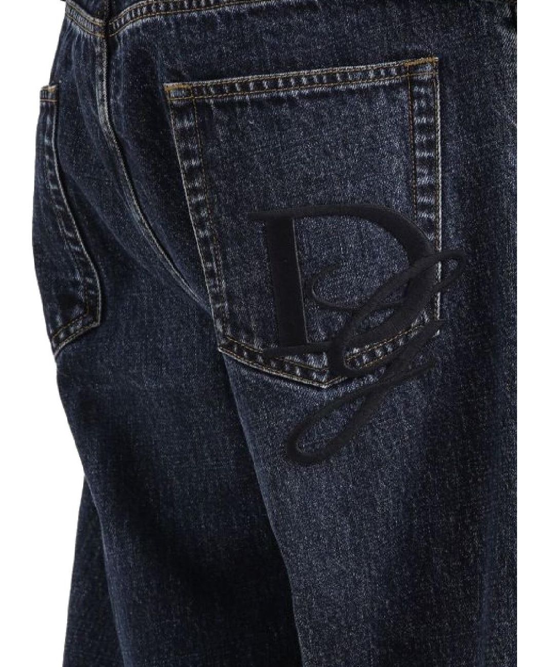Dolce & Gabbana Blue Straight Leg Jeans for men