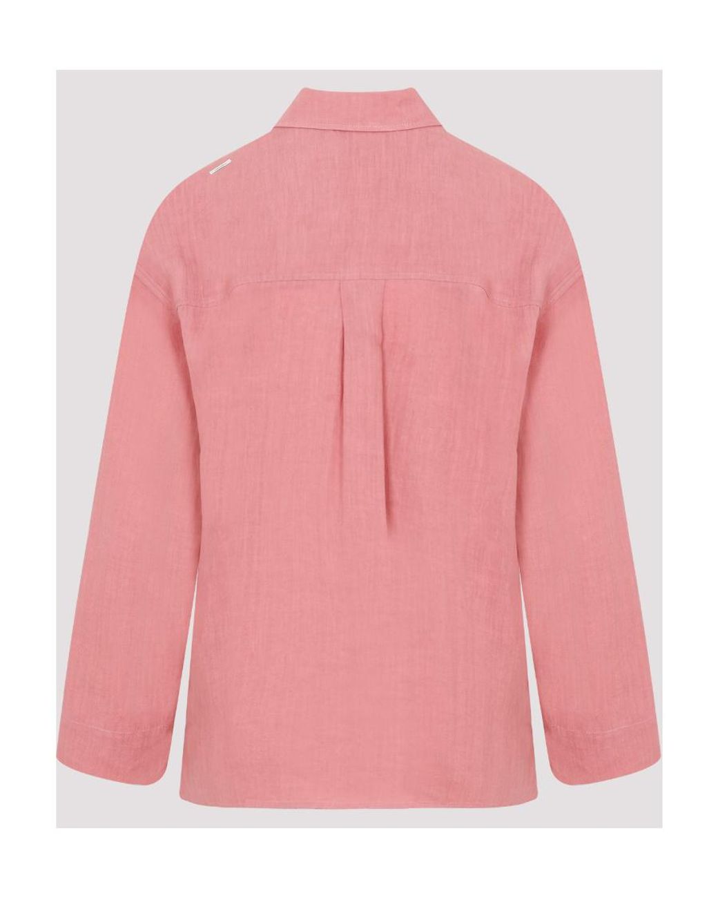 Max Mara Pink 'S Buttoned Long-Sleeved Shirt
