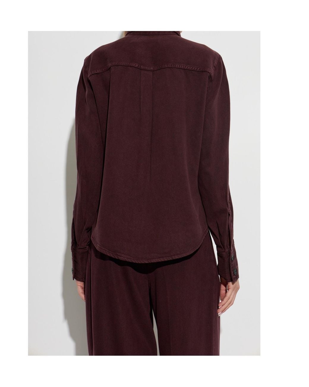 IRO Purple Long-Sleeved Shirt