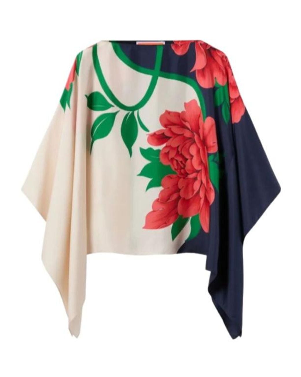 LaDoubleJ Multicolor La Doublej Queen Peony Square Top