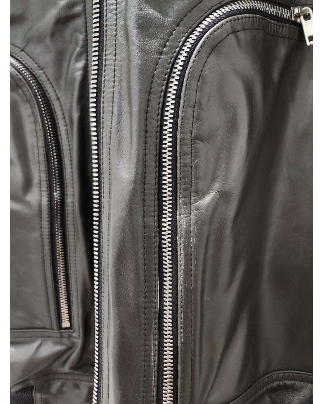 Rick Owens Black Zipped Jacket for men