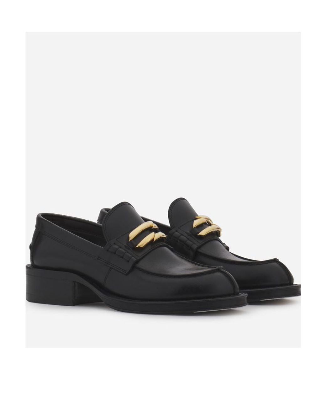 Lanvin Black Medley Slip-On Loafers