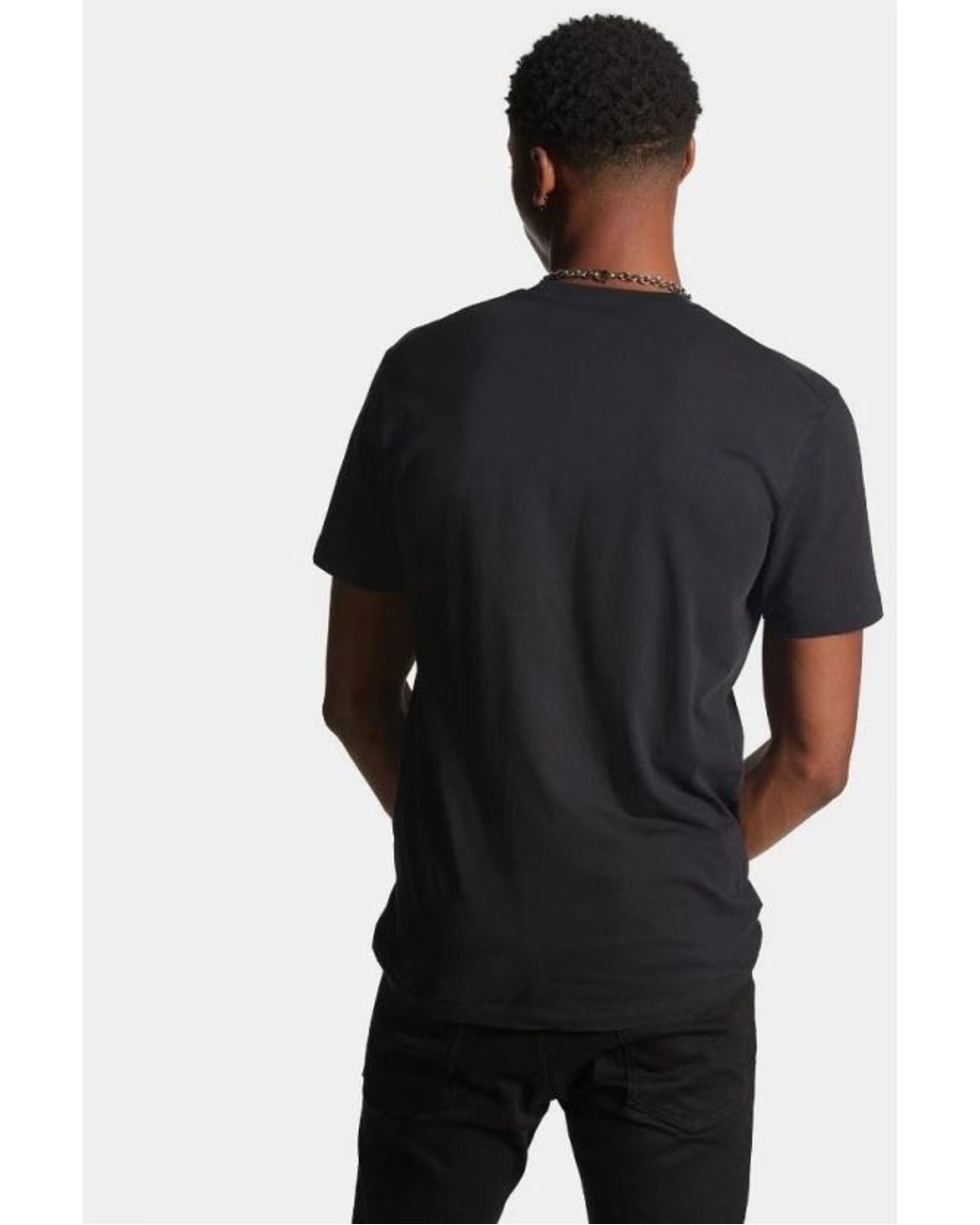 DSquared² Black Ceresio 9 Cool T-Shirt for men