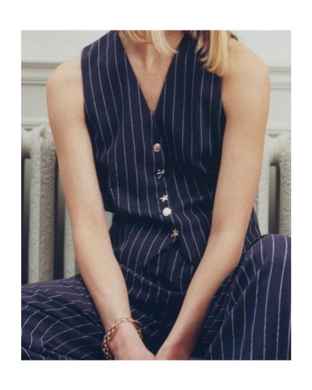 Maison Labiche Blue Dubail Vest