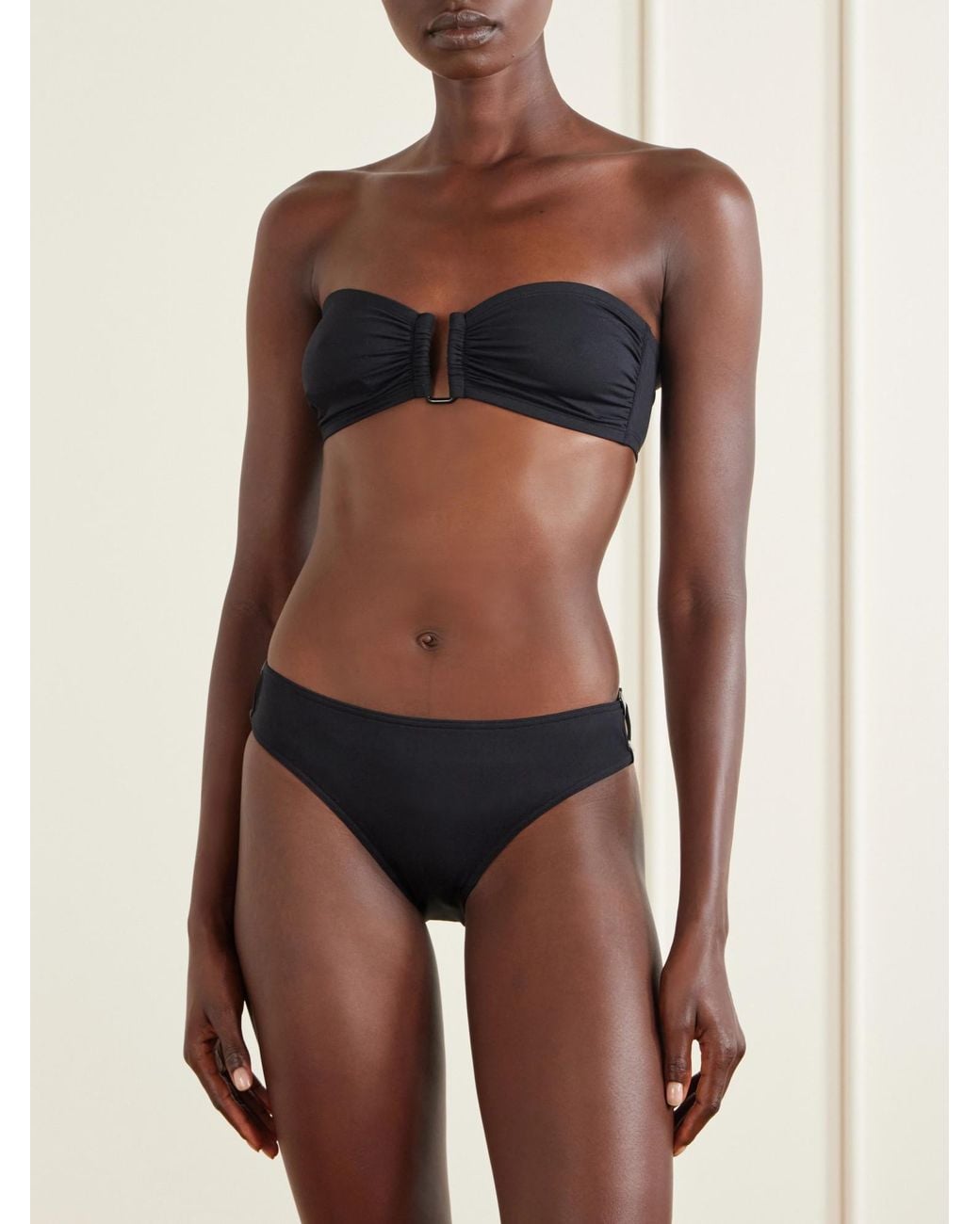 Eres Black Show Bandeau Bikini Top