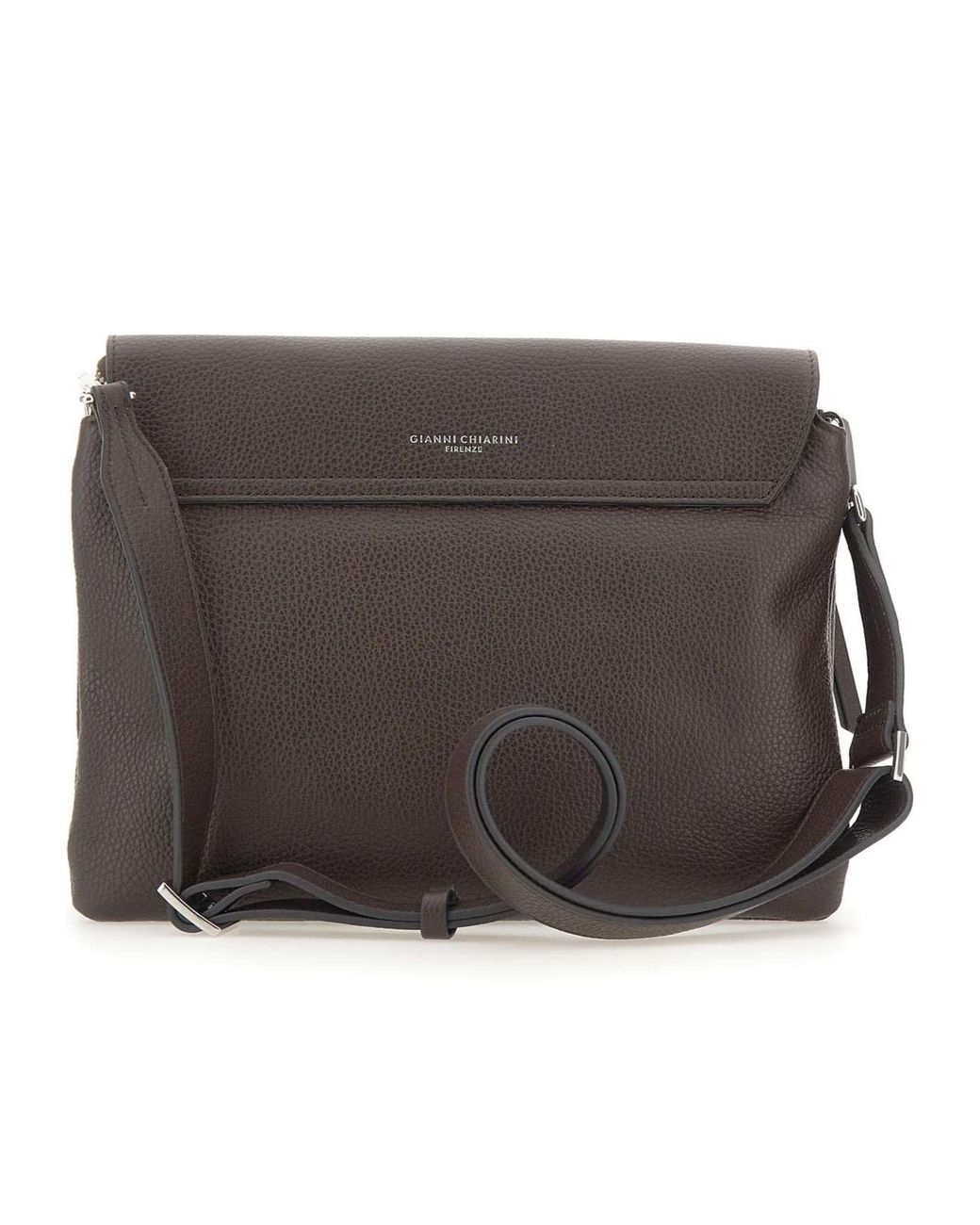 Gianni Chiarini Brown Three Flap Shoulder Bag