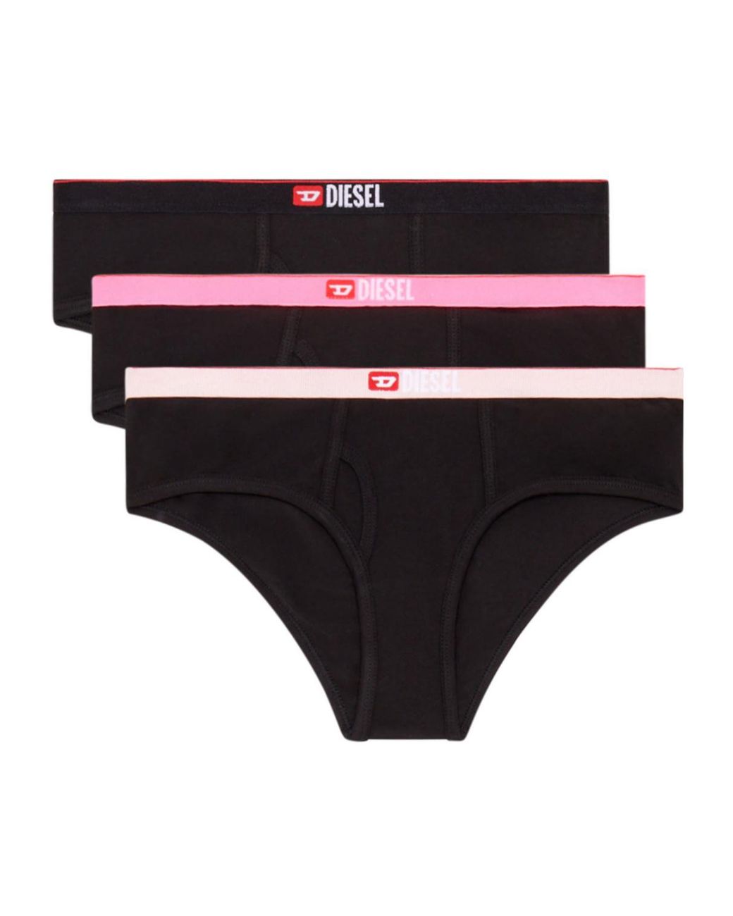 DIESEL Black Three-Piece Briefs Pants