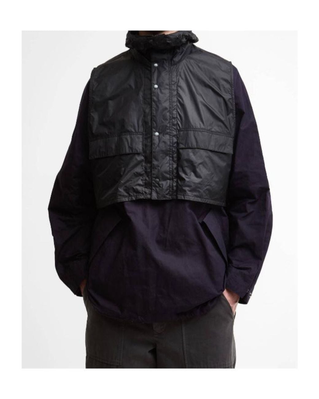 Barbour Blue X Kaptain Sunshine Smock Jacket for men