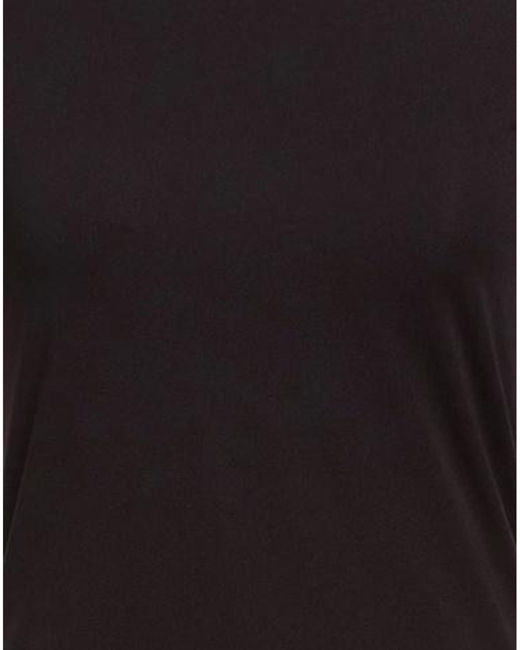 Sportmax Black Basic Solid-Color T-Shirt