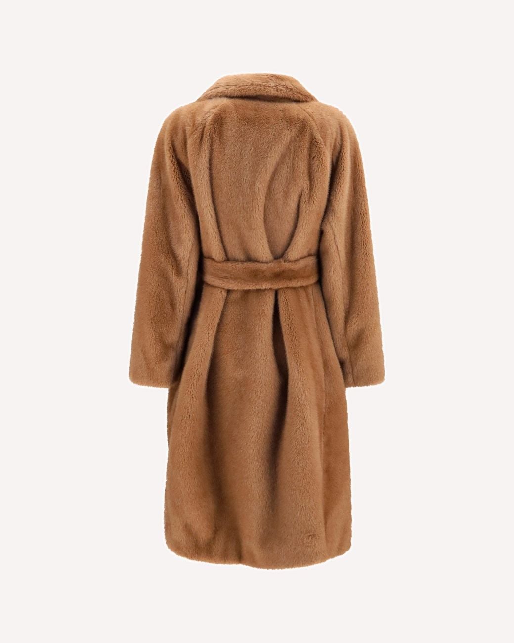 Max Mara Brown Soft-Textured Wrap Coat