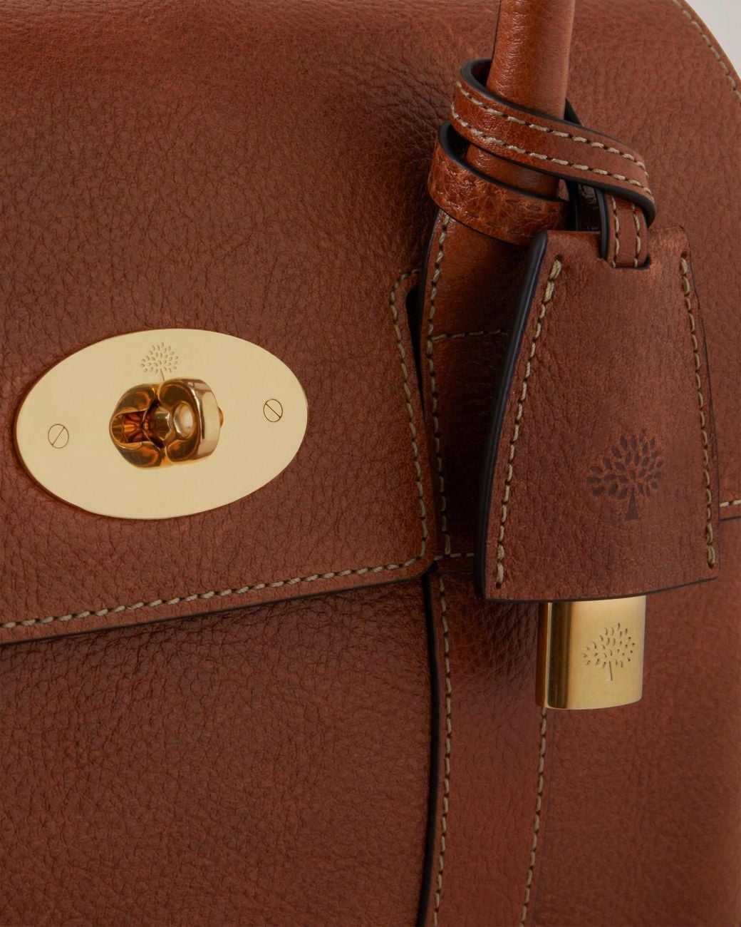 Mulberry Brown Bayswater Small Top Handle Bag