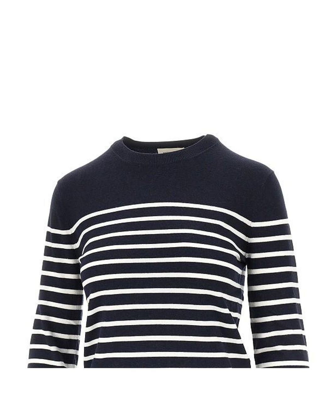 Weekend by Maxmara Blue Silk And Wool Yarn Sweater