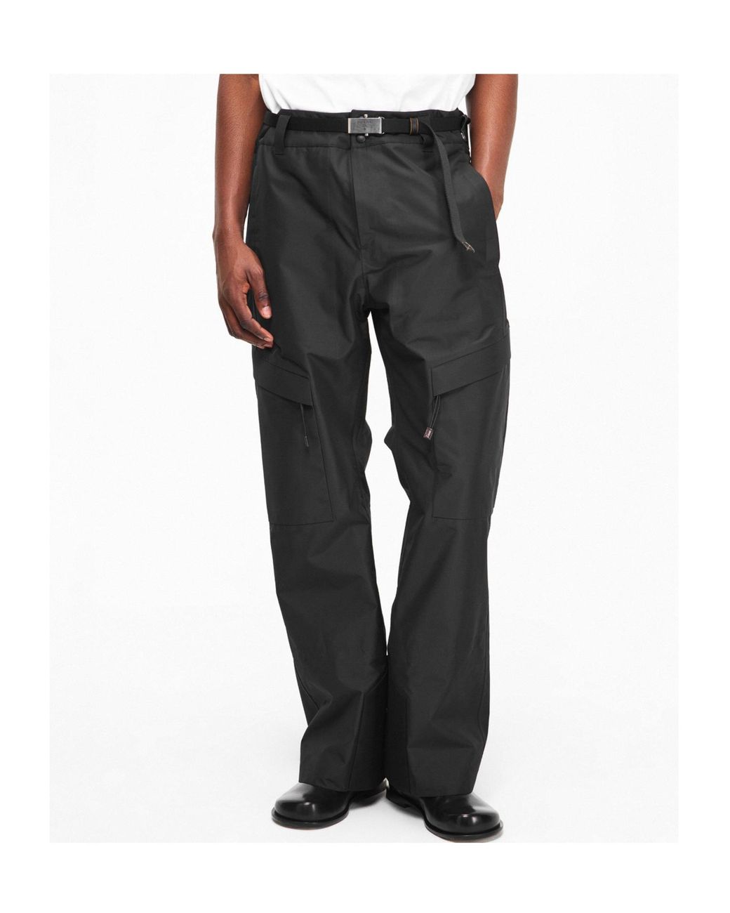 Prada Black Straight Outdoor Trousers for men