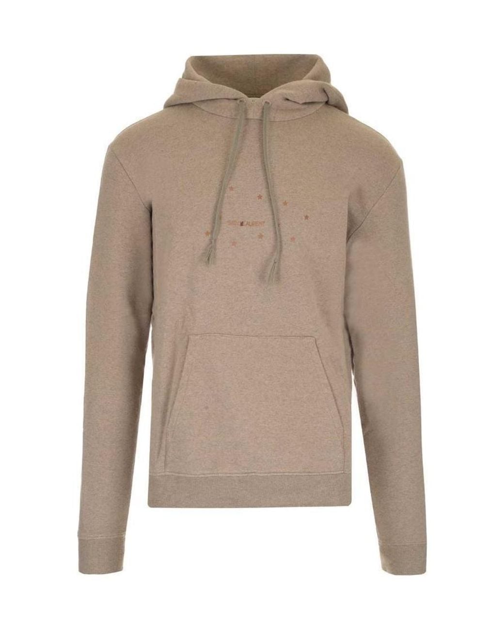 Saint Laurent Natural Hooded Sweater for men
