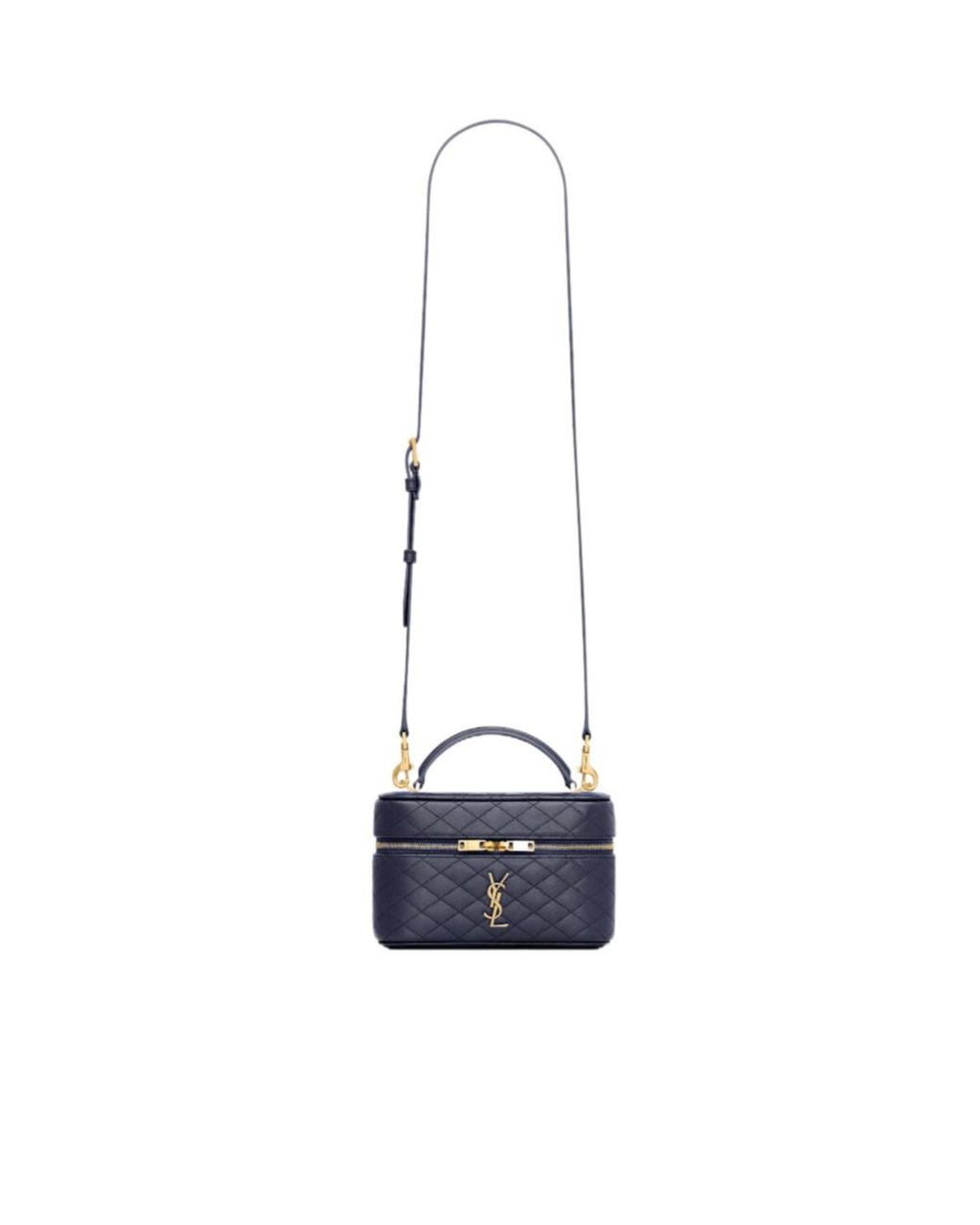 Saint Laurent Blue Gaby Vanity Bag