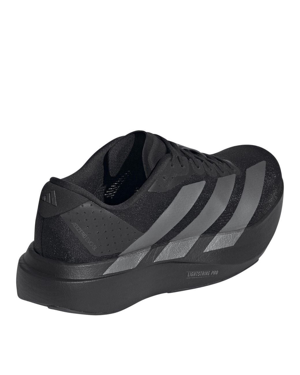 Adidas Black Lightweight Breathable Running Shoes