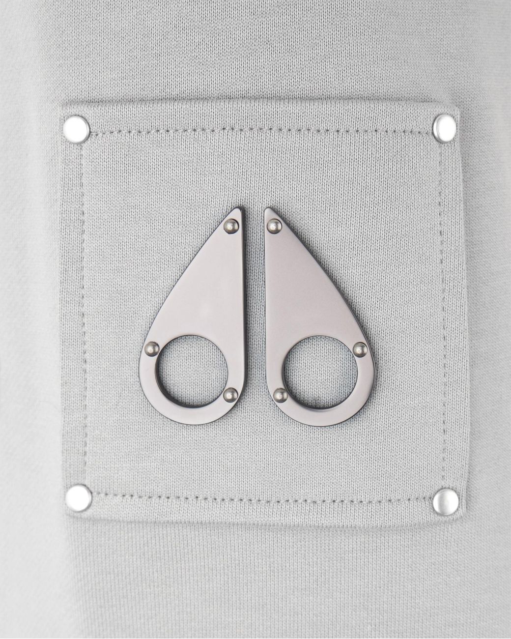 Moose Knuckles Gray Hartsfield Zip-Up Hoodie for men