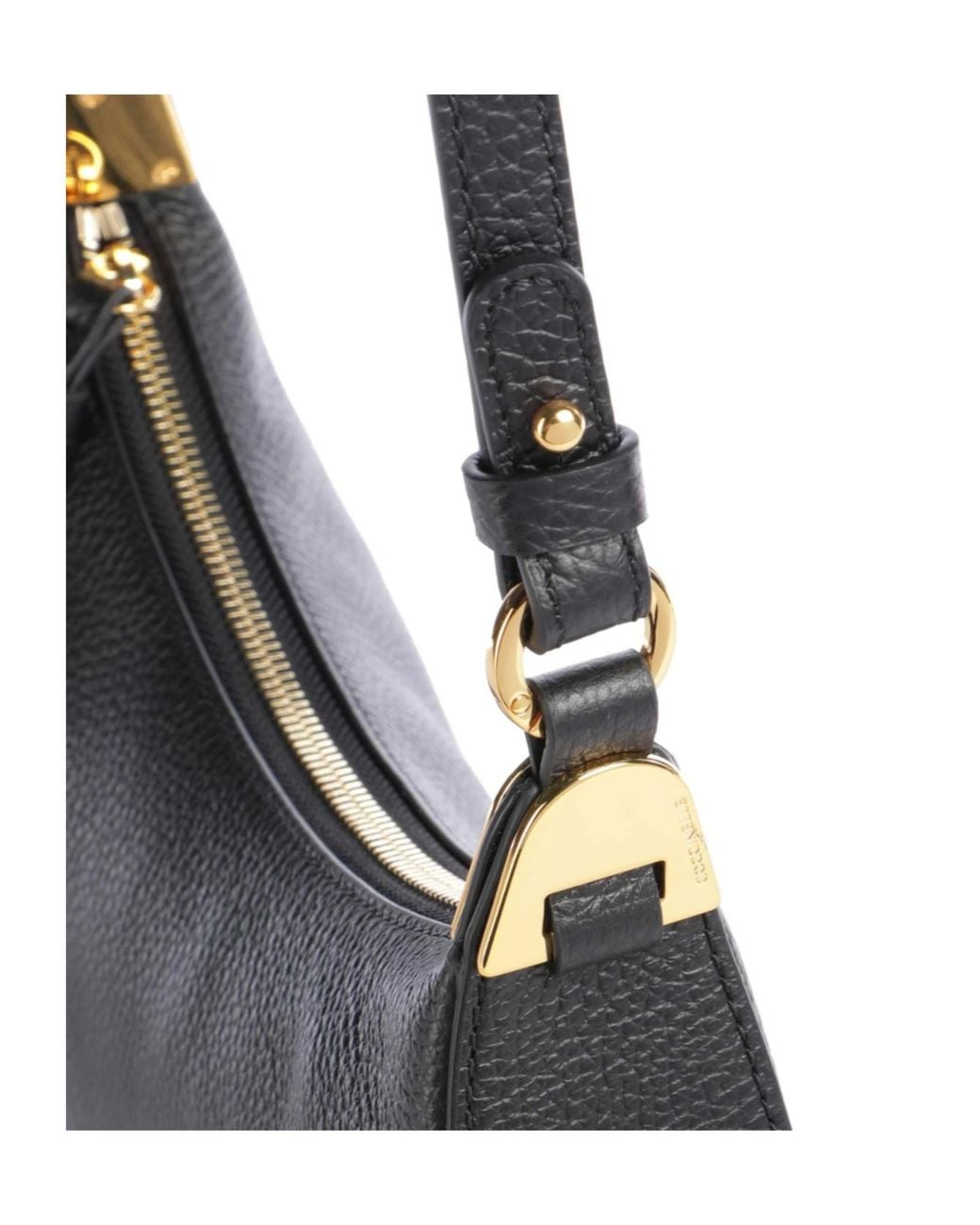Coccinelle Black Fujiko Zip-Up Shoulder Bag