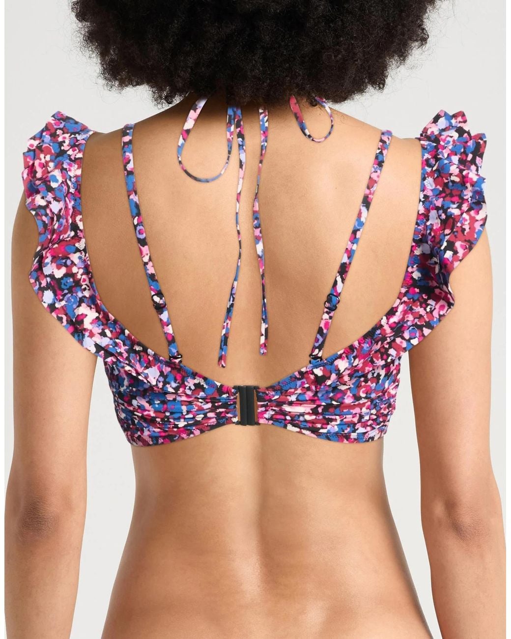 Isabel Marant Purple Colourful Bikini Top