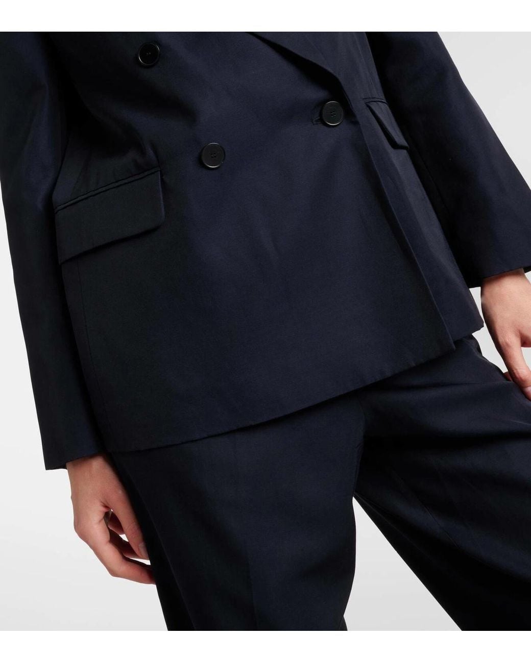 Joseph Blue Jaden Double-Breasted Blazer