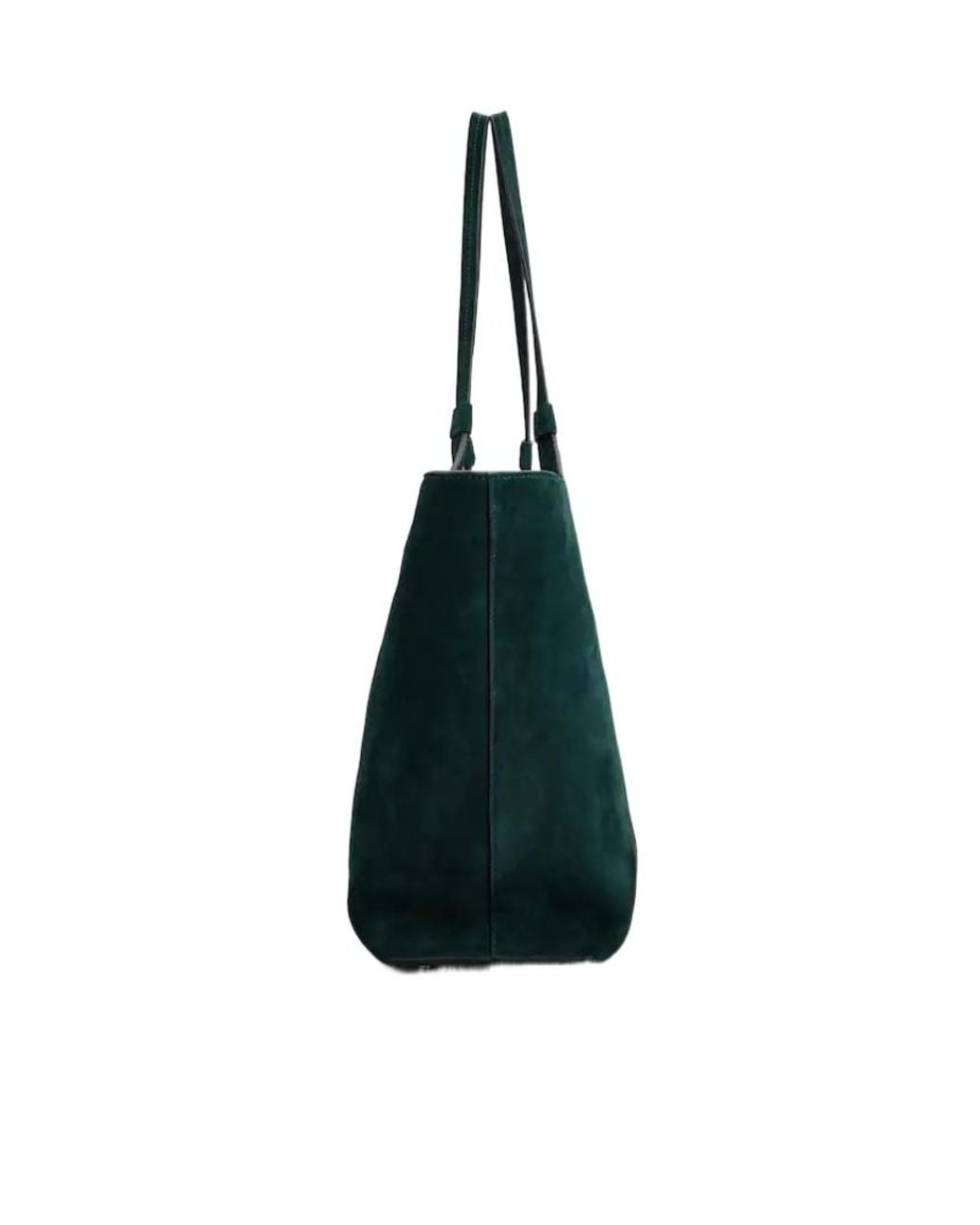 Roger Vivier Green Belle Vivier Medium Shopping Bag