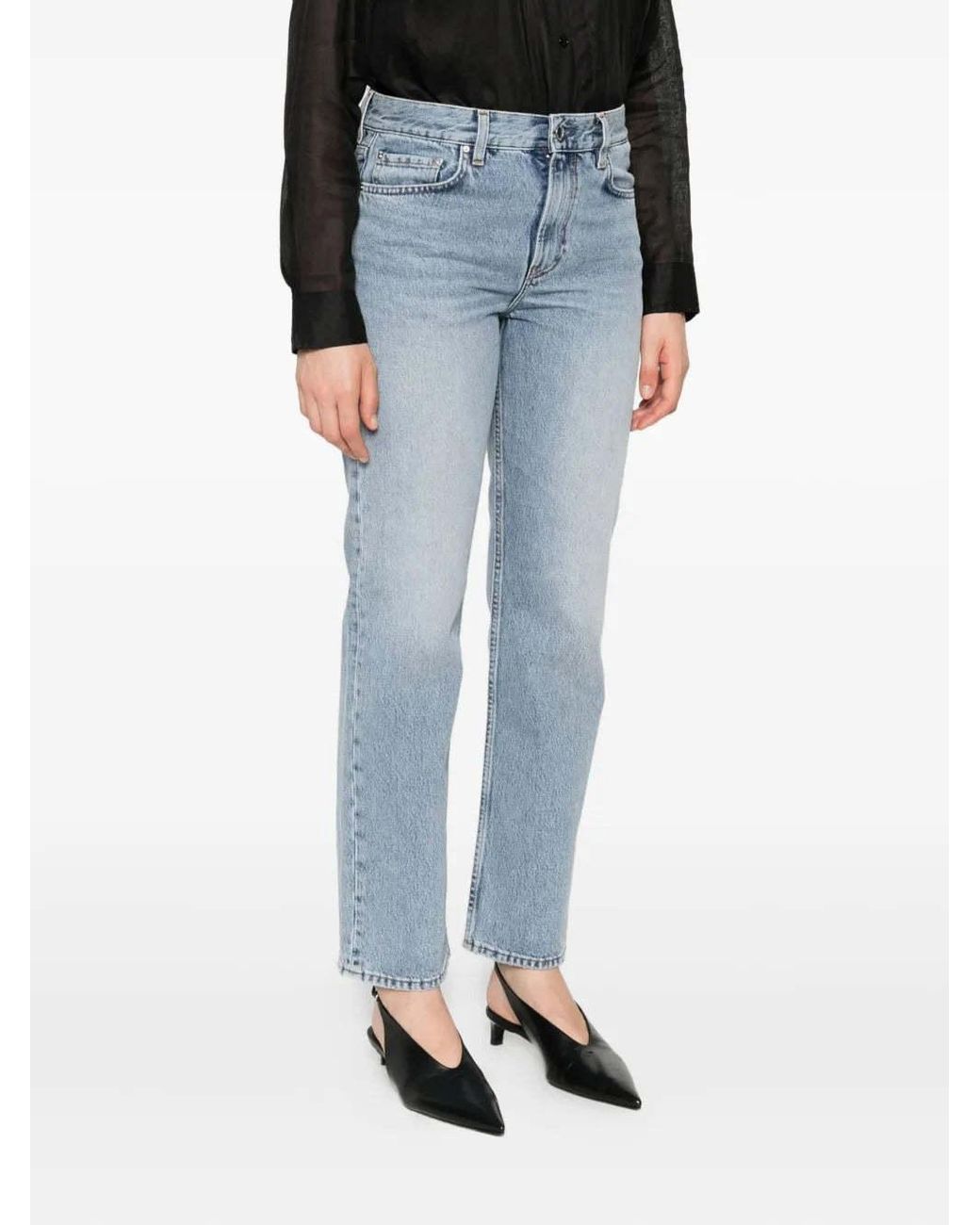 Totême Blue Jeans With Belt Loops