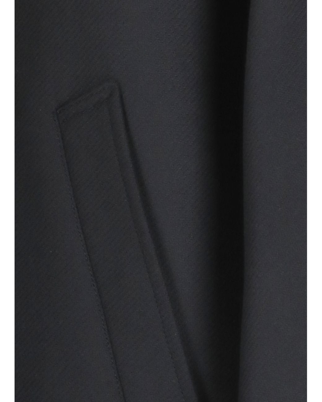 Herno Black Single-Breasted Hooded Coat for men