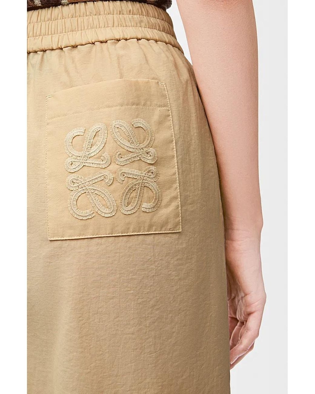 Loewe Natural Cropped Trousers