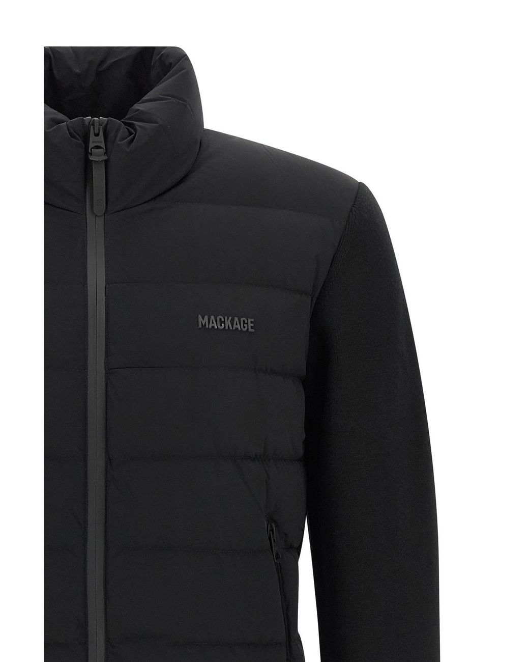 Mackage Black Duvet Cardigan for men