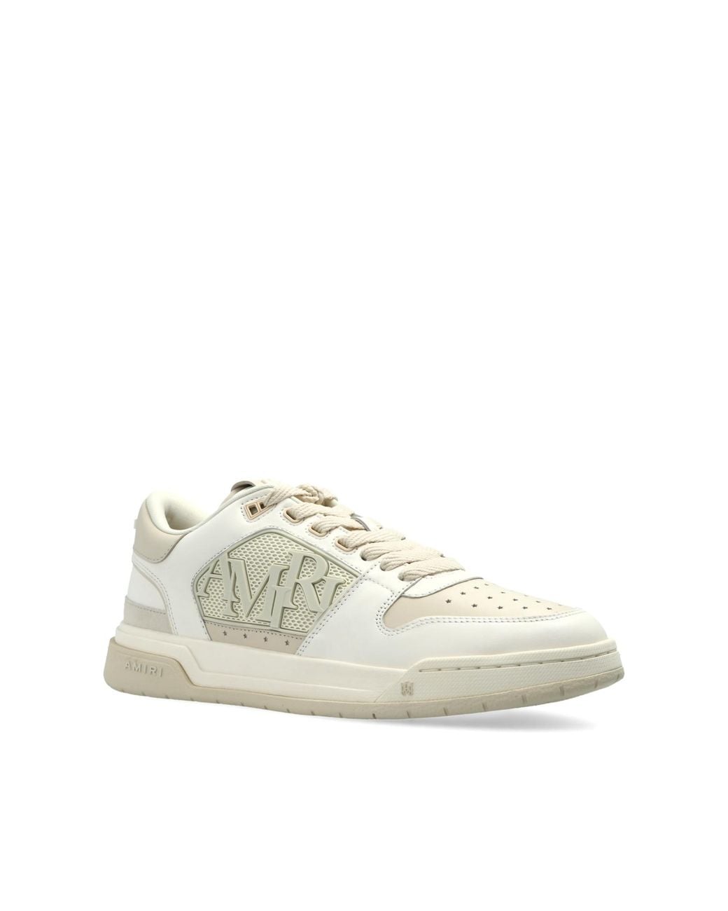 Amiri White Classic Low Perforated Low-Top Sneakers for men