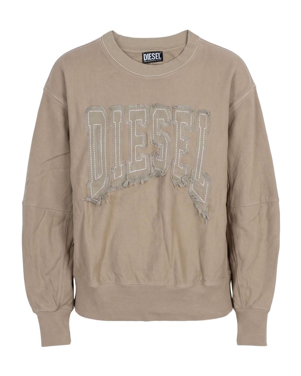 DIESEL Brown Long Sleeves Sweatshirts