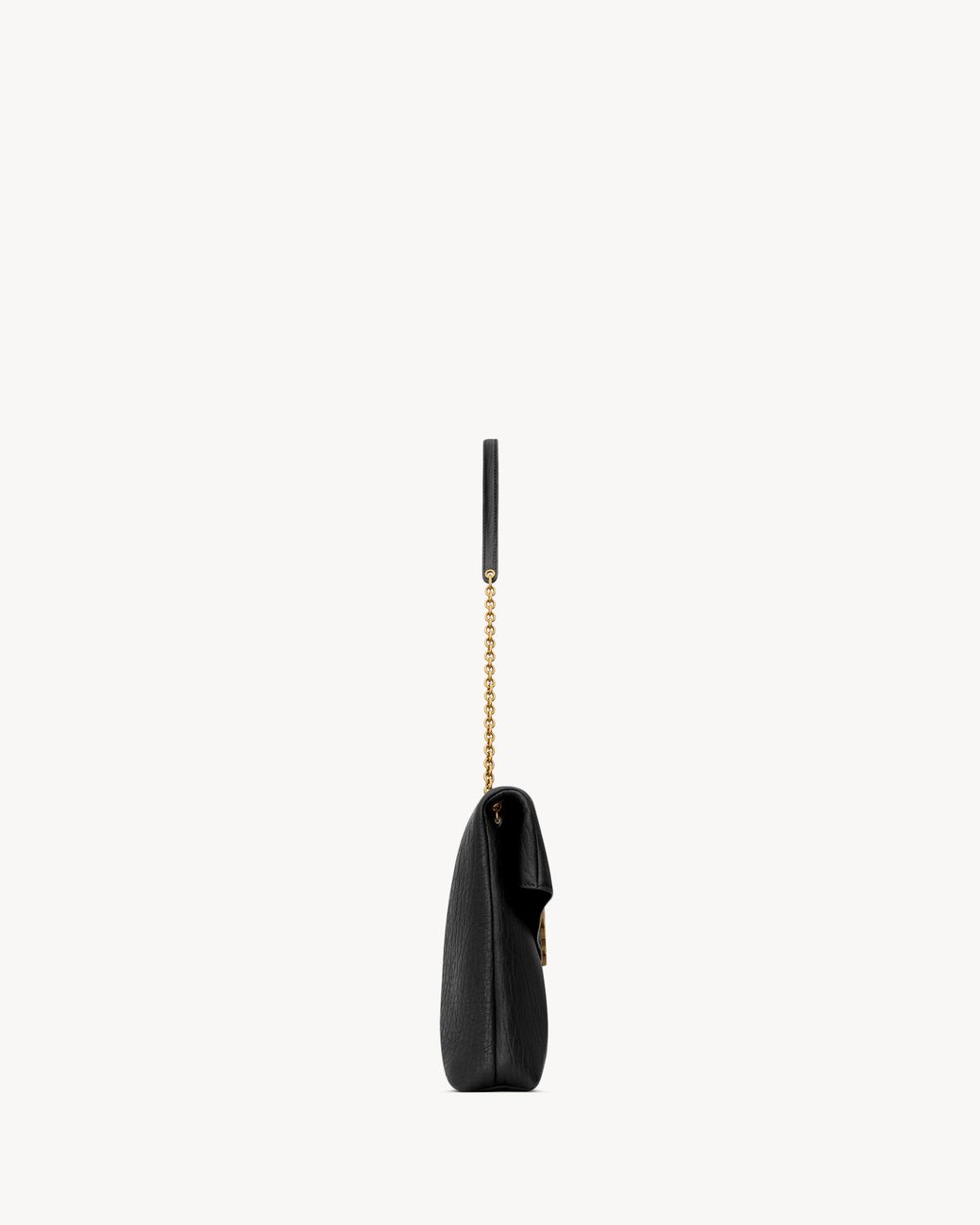Saint Laurent Black Cassandre Xxl Envelope Pouch