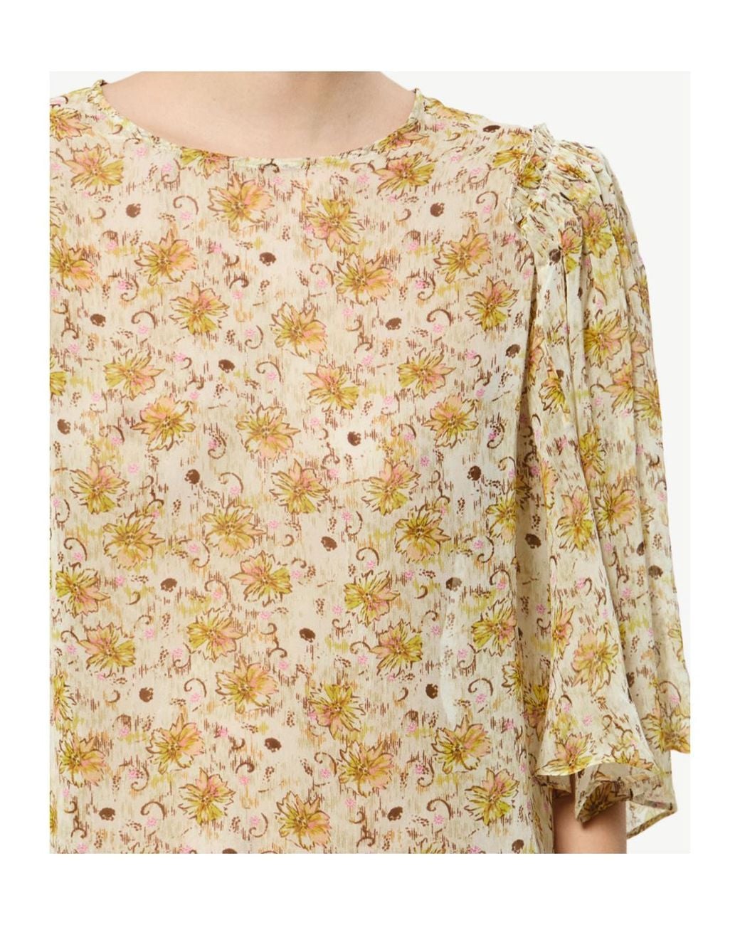 Isabel Marant Natural Isabel Marant Étoile Floma Floral Blouse