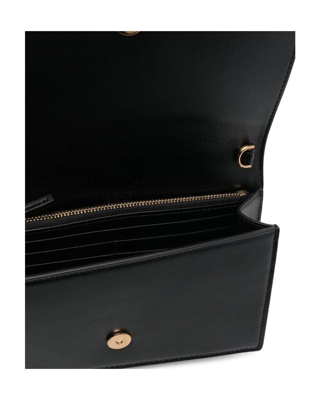 Versace Black Greca Goddess Shoulder Bag