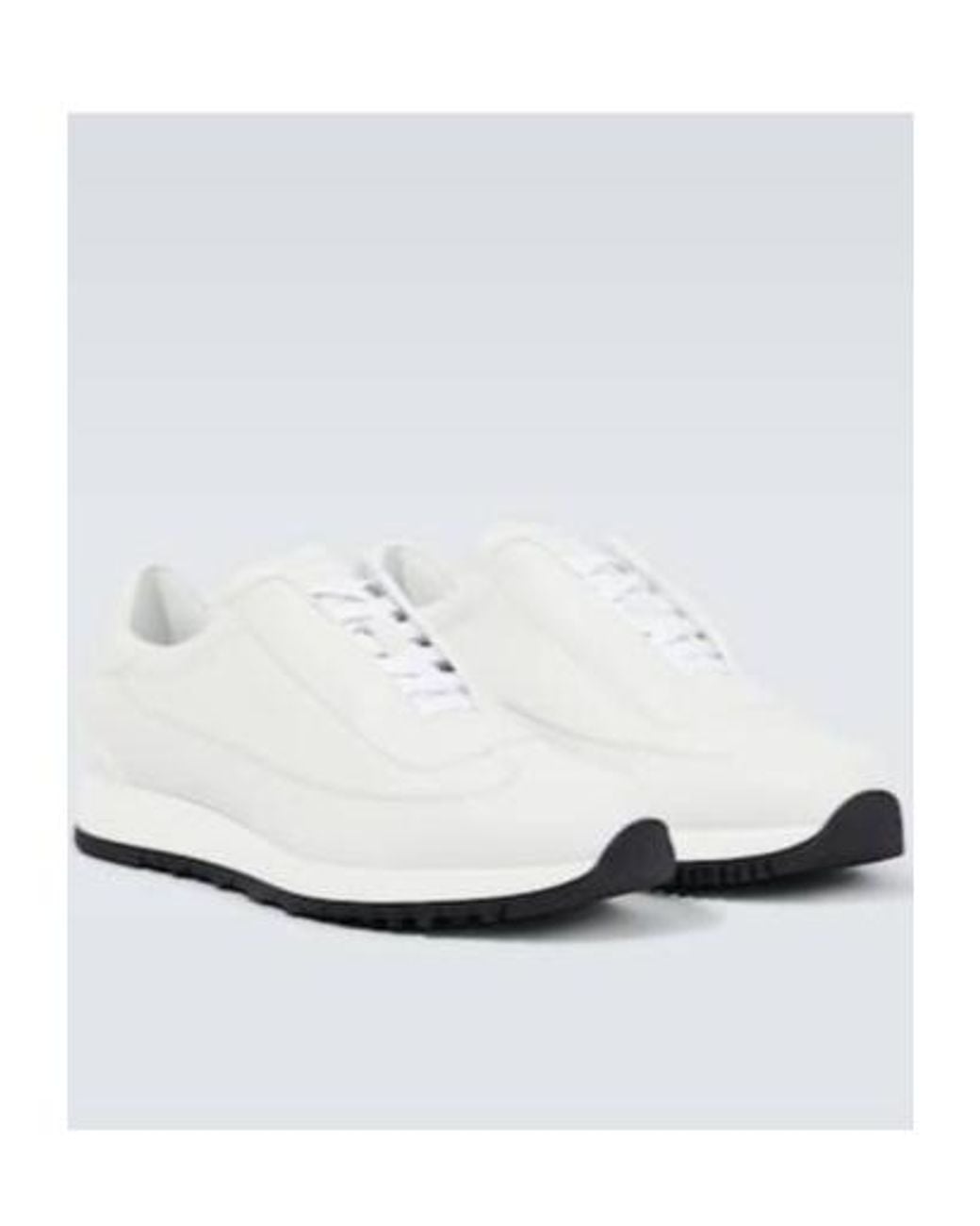 John Lobb White Foundry Ii Leather Low-Top Sneakers for men