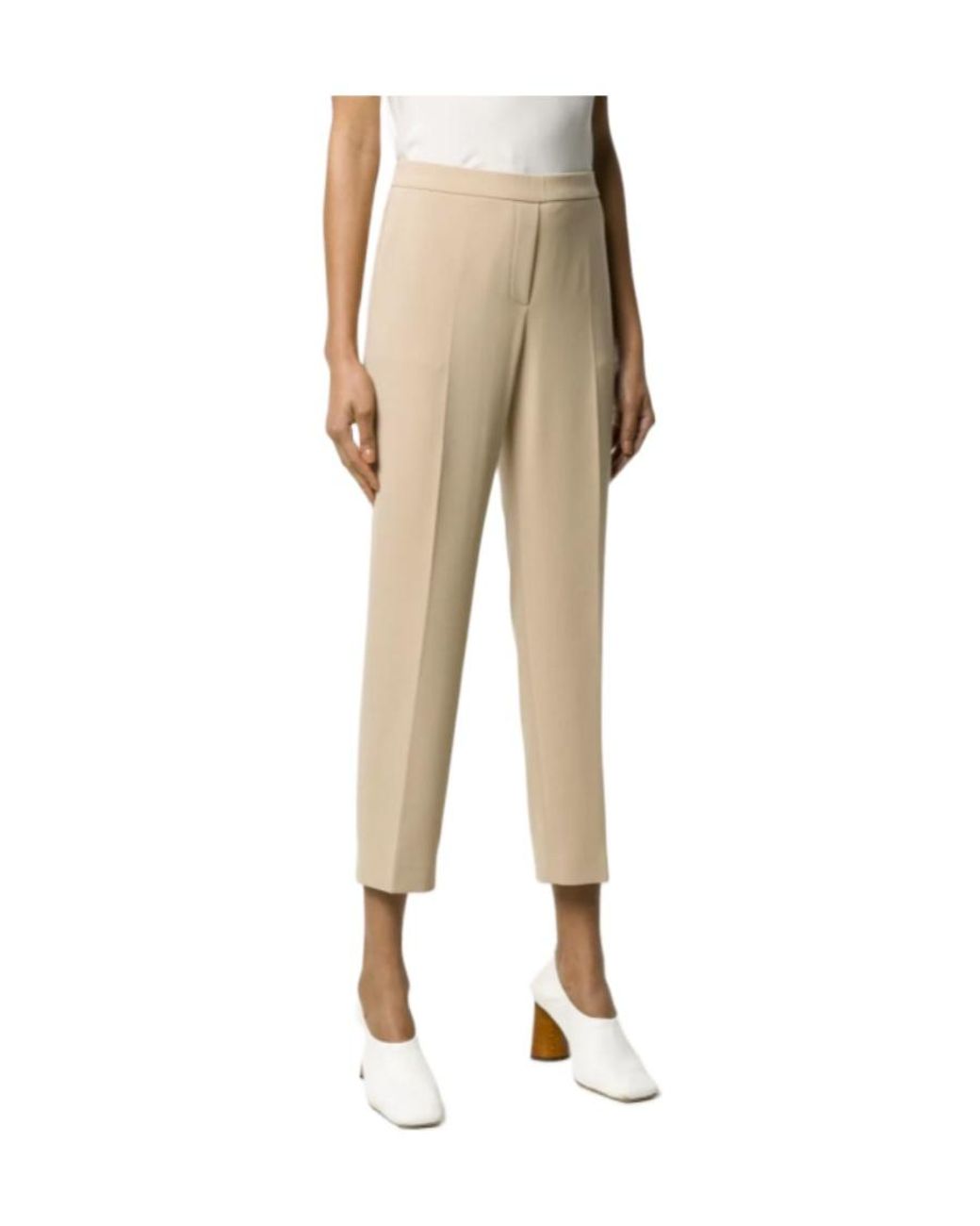 Theory Natural Logo Casual Nine-Cent Pants