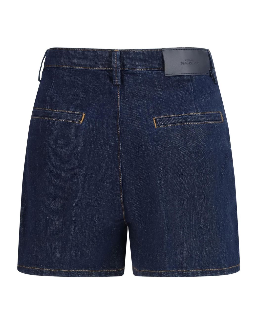 7 For All Mankind Blue Belt Loop Shorts