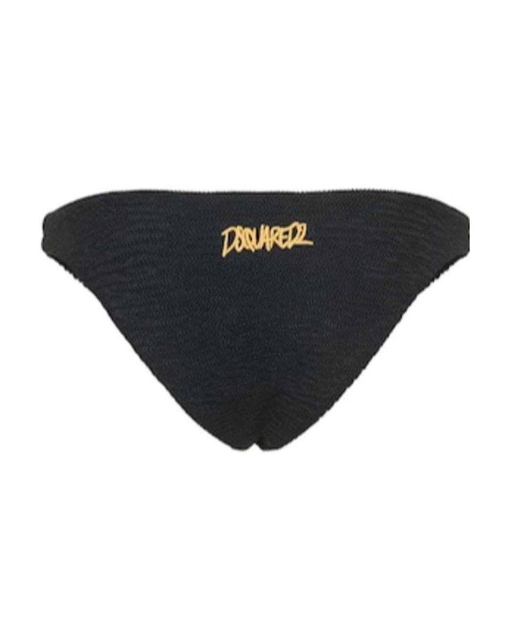 DSquared² Black Logo Swim Shorts