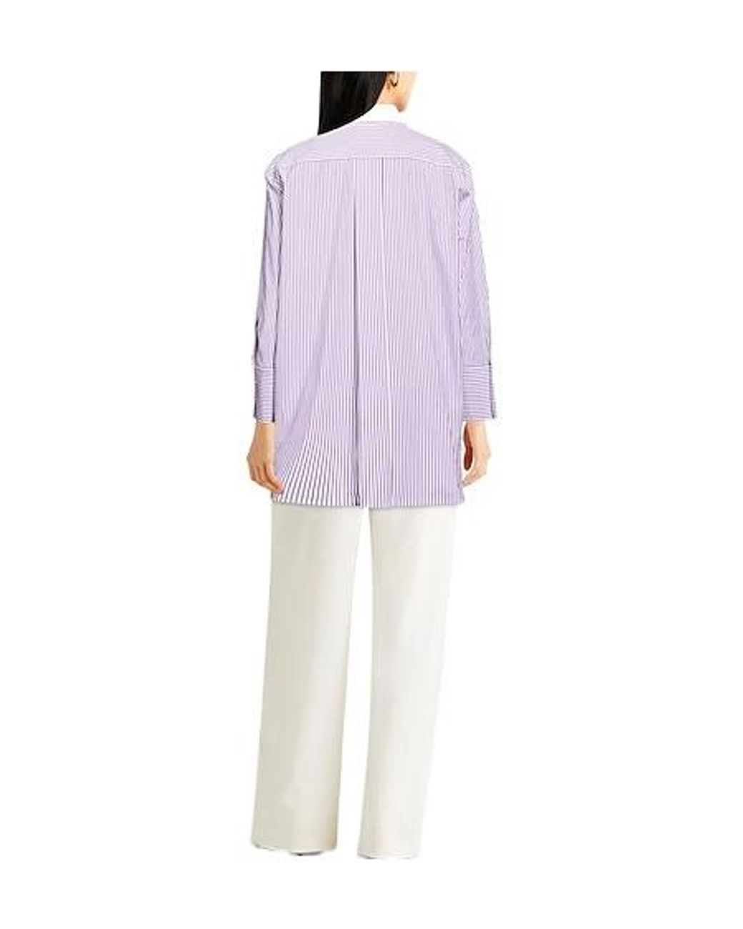Max Mara Purple Long Sleeve Shirts