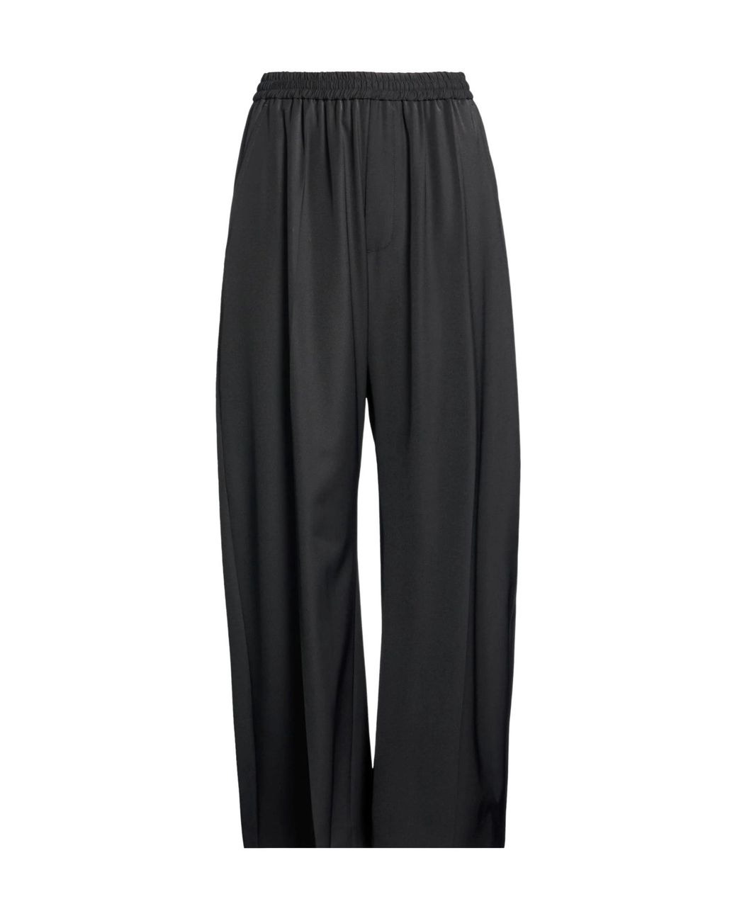 MM6 by Maison Margiela Black Minimal Loosefit Tailored Trousers