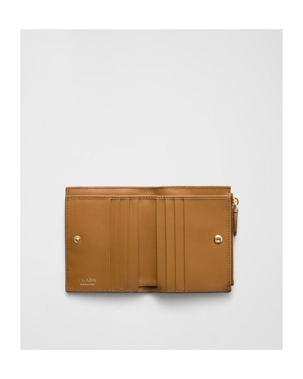 Prada Brown Small Leather Wallet