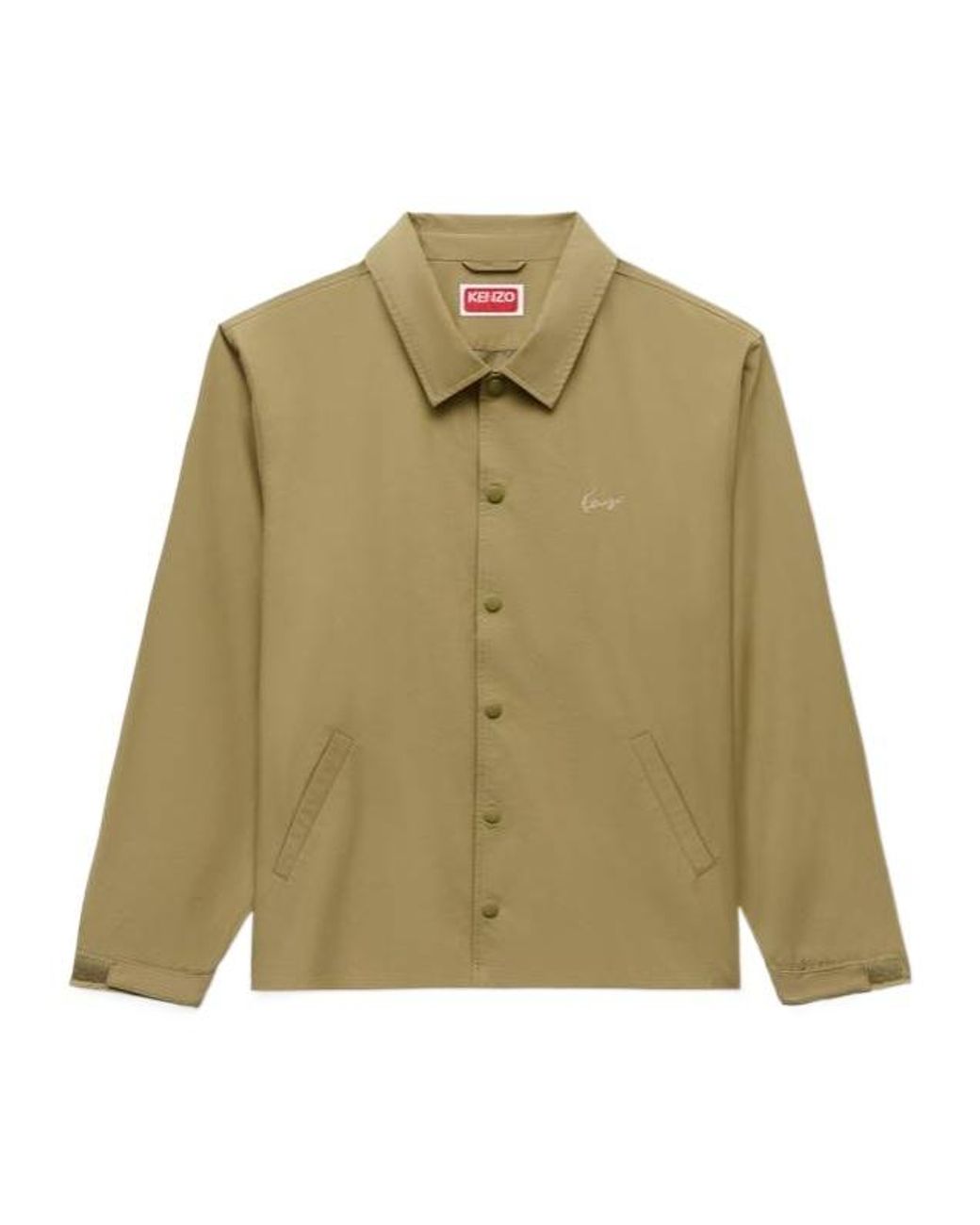 KENZO Green Signature Light Coach Jacket for men