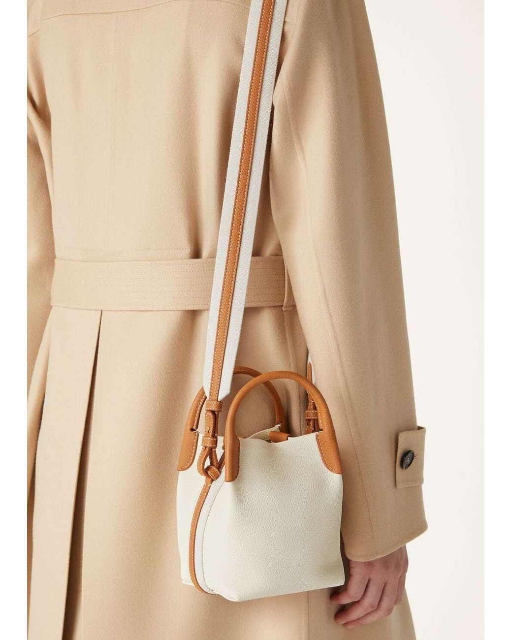 Loro Piana Natural Bale Mini Shoulder Bag