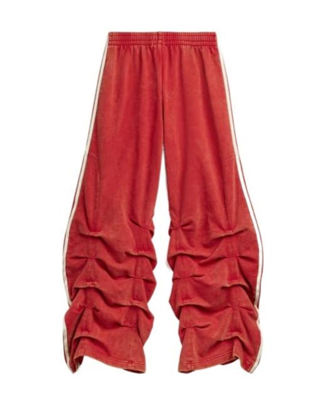 adidas Originals Adidas X Avavav Pleated Track Pants in Red